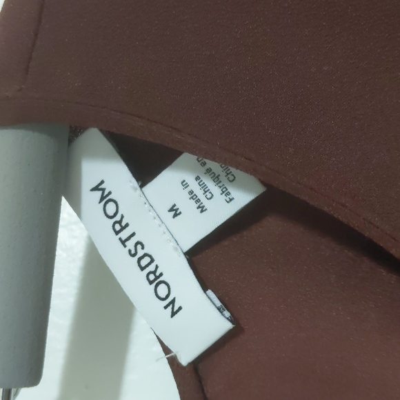 Beautiful chocolate brown Nordstrom blouse - Picture 2 of 2